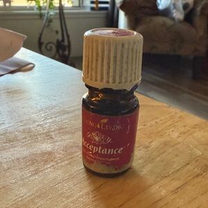 Young Living 100% Acceptance Essential Oil opened botted